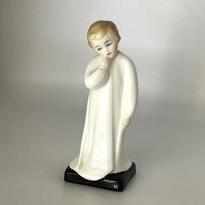 Sleepy Boy Royal Doulton Vintage Figurine "Darling" #HN 1985 Royal Recognition